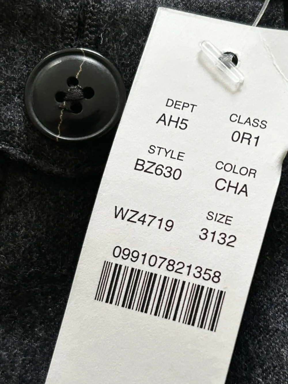 NEW J.CREW men's wool charcoal gray dress pants 31 x 32 NWT $268
